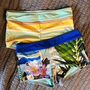 Set of Prana yoga shorts